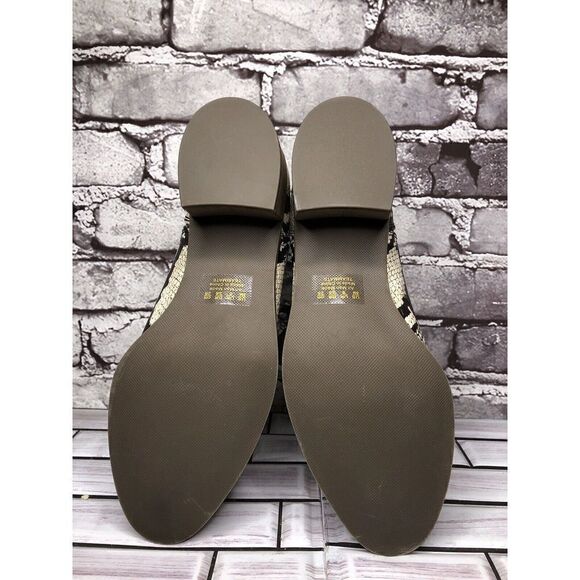 Dr. Scholl’s Chelsea Snake Python Black Ivory Heel Booties Women’s Sz 8M US/38EU - Picture 12 of 16